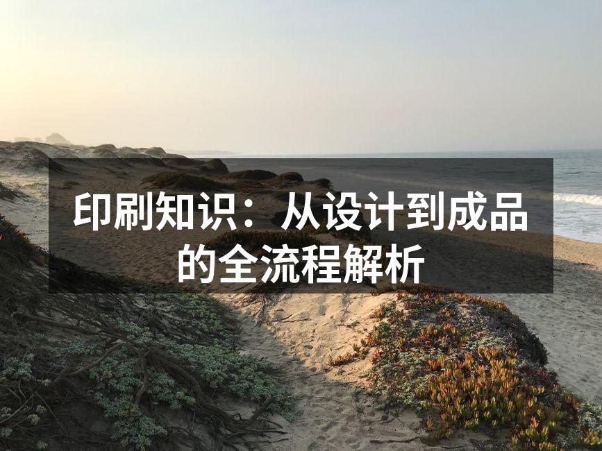 印刷流程示意图